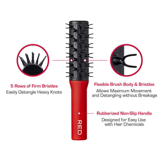 Red by Kiss Flexiclaw Hair Brush: HH213 – Hair & Stuff 216