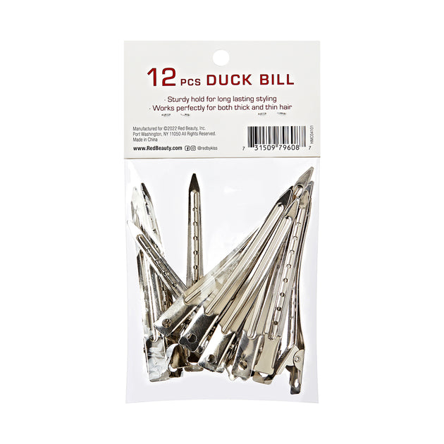 HMC04 Red Duck Bill Clips12CT – Hair & Stuff 216