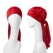 Red by Kiss Bow Wow X Power Wave Pattern Velvet Durag