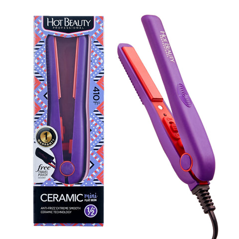 Hot Beauty Ceramic Mini Flat Iron