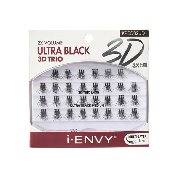 I Envy Kiss 3D Trio Lash Ultra Black