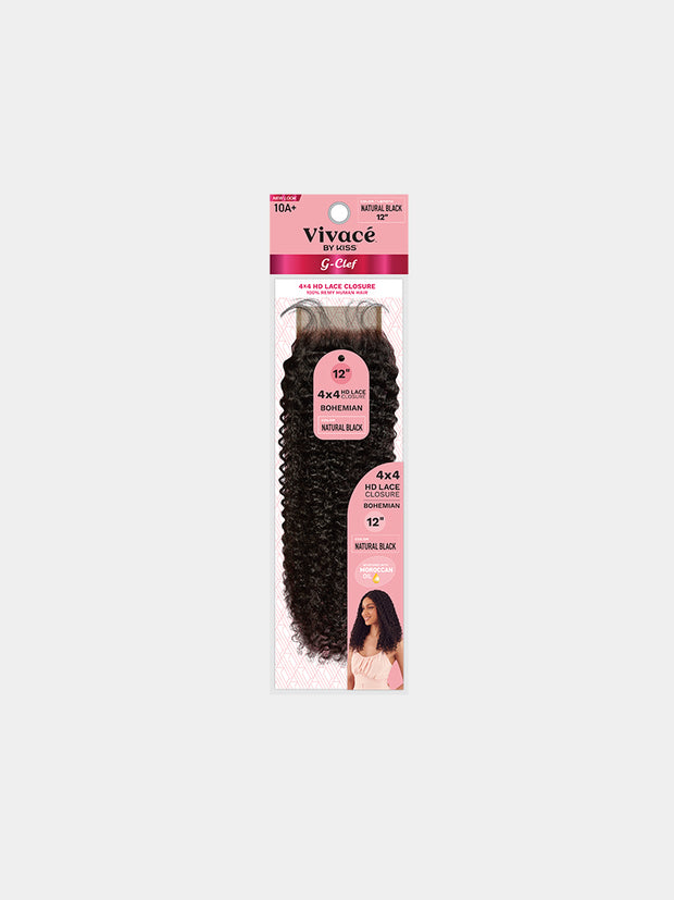 G CLEF4X4 Closure Bohemian Curl