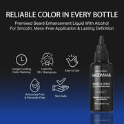 Red Pro Groomane Beard Lineup Color Enhancement – Premixed for Airbrush Use