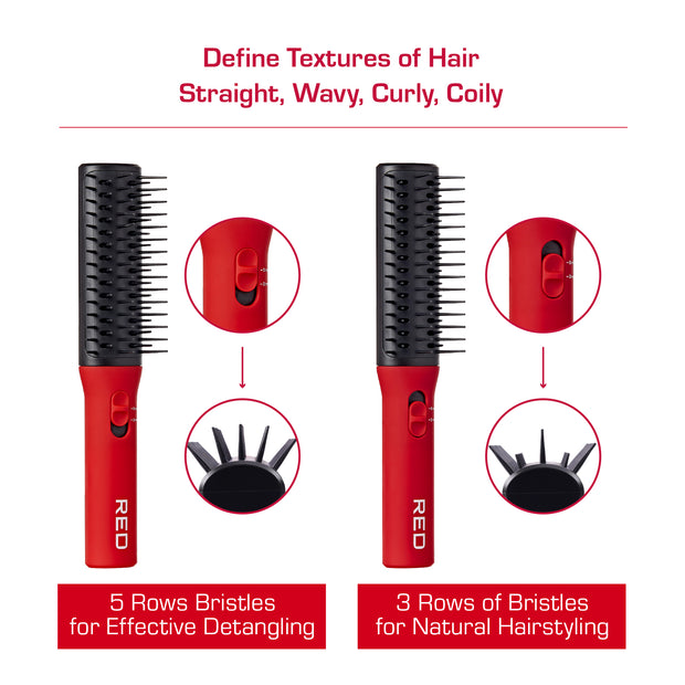 Red by Kiss Shift-N-Detangle Hair Brush: HH214