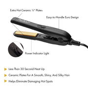 Hot Beauty Ceramic Mini Flat Iron