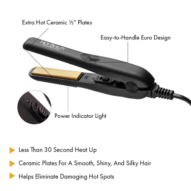 Hot Beauty Ceramic Mini Flat Iron
