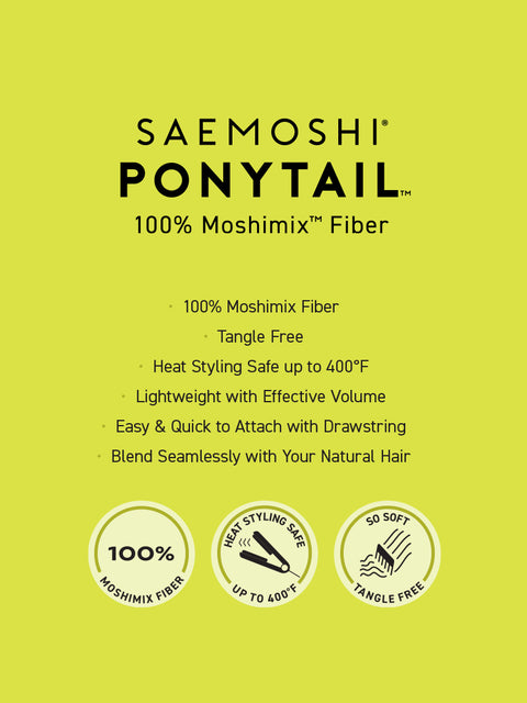 Saemoshi Ponytail Spring Puff 10”