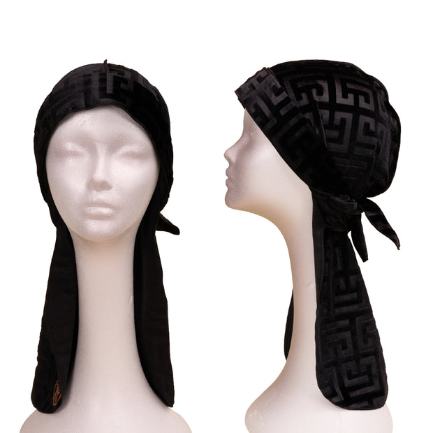 Red by Kiss Bow Wow X Power Wave Pattern Velvet Durag