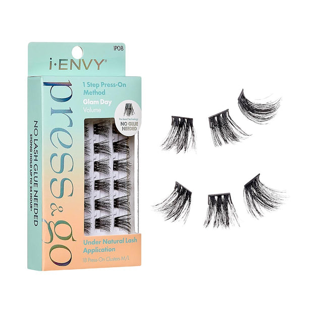 IEnvy by Kiss Press & Go Press On Cluster Lashes