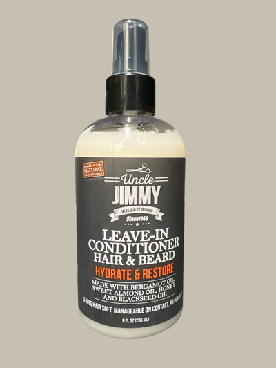 Uncle Jimmy Leave In Conditioner Hair & Beard 8oz