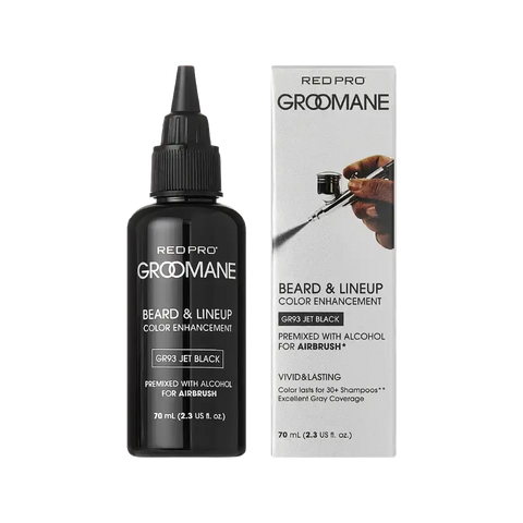Red Pro Groomane Beard Lineup Color Enhancement – Premixed for Airbrush Use