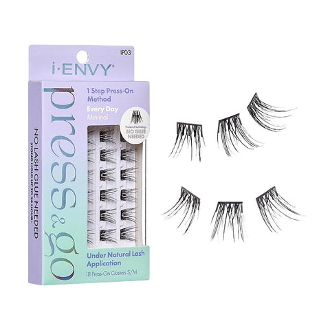 IEnvy by Kiss Press & Go Press On Cluster Lashes
