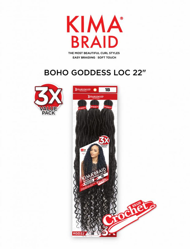 Harlem 125 BOHO GODDESS LOC 22″