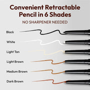 Groomane Barber Line Up Pencil - Hairline & Eyebrow Grooming Pencil