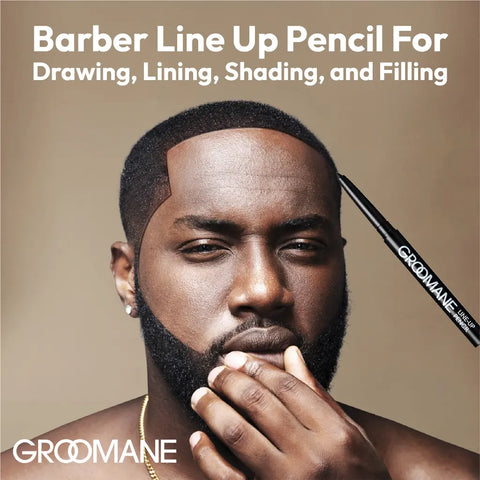 Groomane Barber Line Up Pencil - Hairline & Eyebrow Grooming Pencil