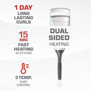 Electric Dual-Sided Heated Eyelash Curler & Curling Wand