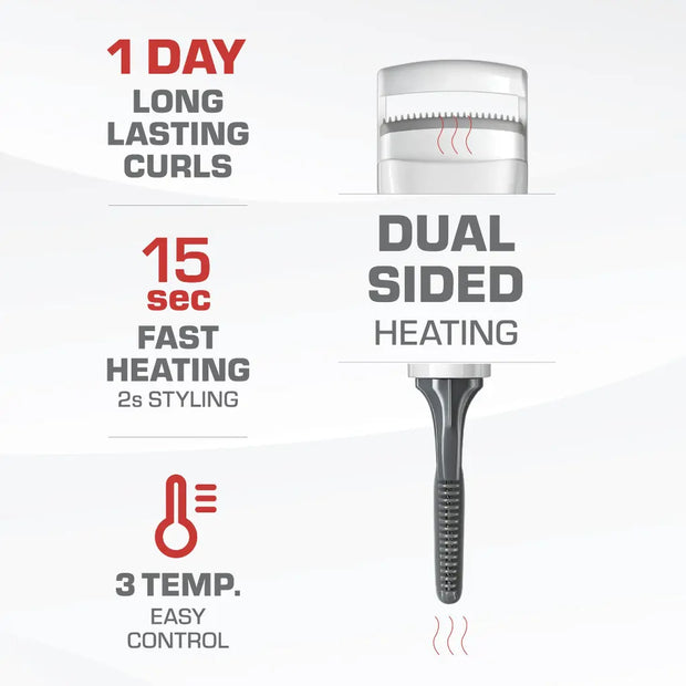 Electric Dual-Sided Heated Eyelash Curler & Curling Wand