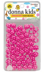 Donna 16mm Extra Large Polka Dot Plastic Hair Beads