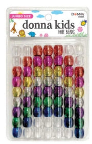 Donna Jumbo Plastic Hair Beads