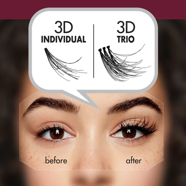 I Envy Kiss 3D Trio Lash Ultra Black