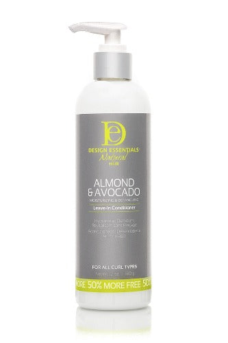 Design Essentials Natural Hair Almond & Avocado Detangling Leave-In Conditioner - 12oz