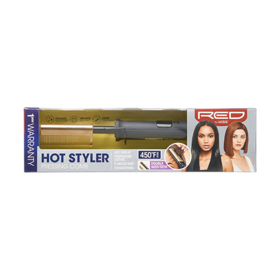 HOT STYLER PRESSING COMB DOUBLE SIDED