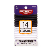 Red by Kiss MAXIMUM HOLD ELASTIC BAND 5MM (14 PCS)
