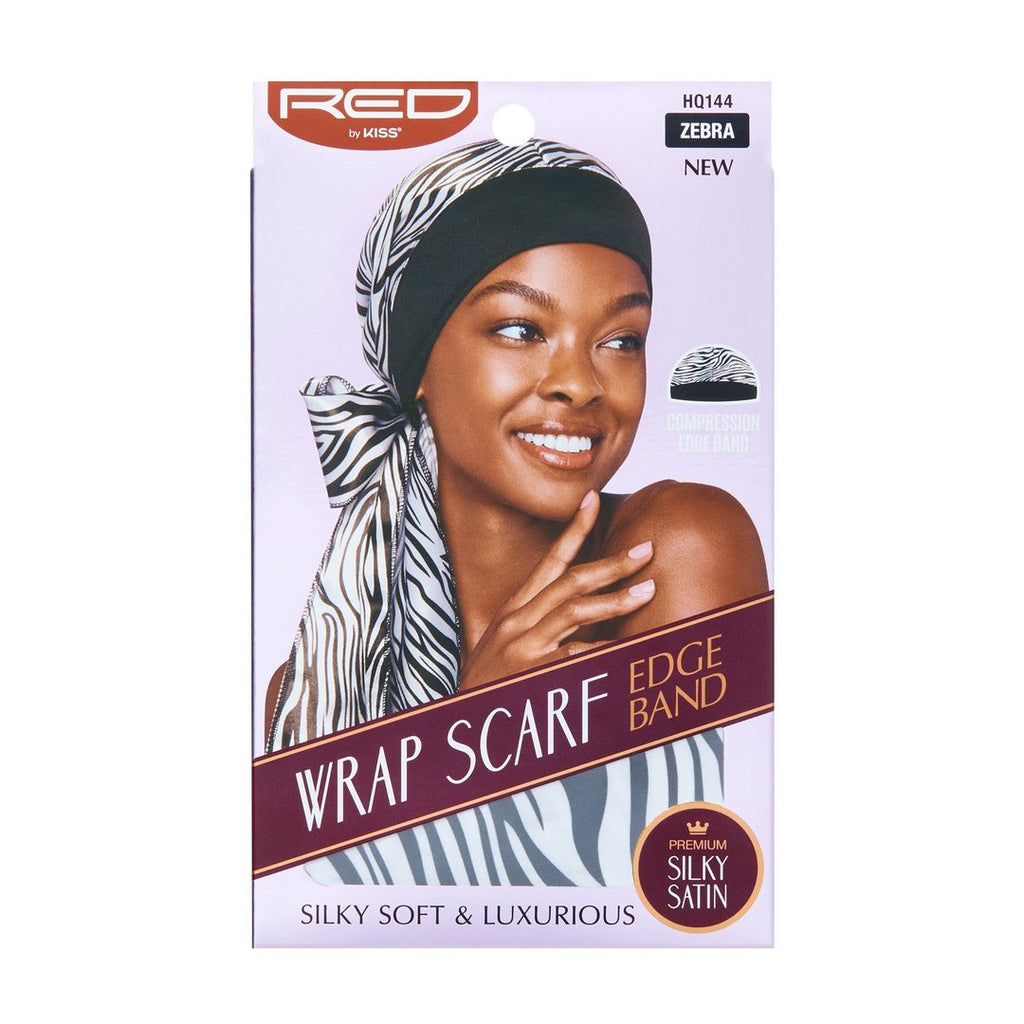 Red By Kiss Power Wave Lit Gold Silky Durag - Honey Comb 