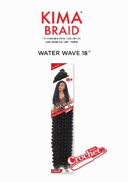 Kima WATER WAVE 18″ Crochet Hair