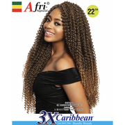 Afri-Naptural: 3X Caribbean Passion Water Wave 22" (CB3P2202)