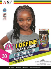 Afri Naptural 6X Kids I DEFINE EASY Braid 30 (KBRD601)