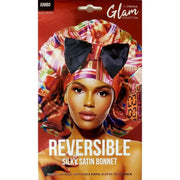Glam Collection by Donna Reversible Silky Satin Bonnet Jumbo - Ankara #26328