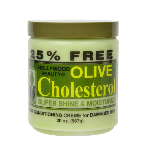 Hollywood Beauty Olive Cholesterol Deep Conditioning Creme 20 oz jar