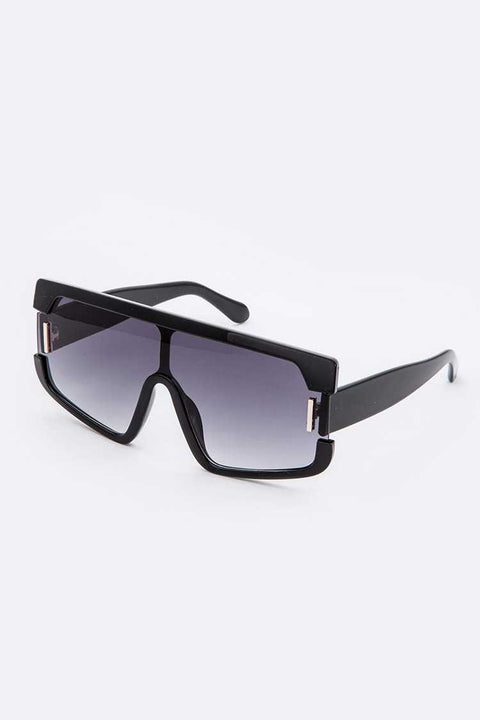 Shield Inspired Oversize Sunglasses